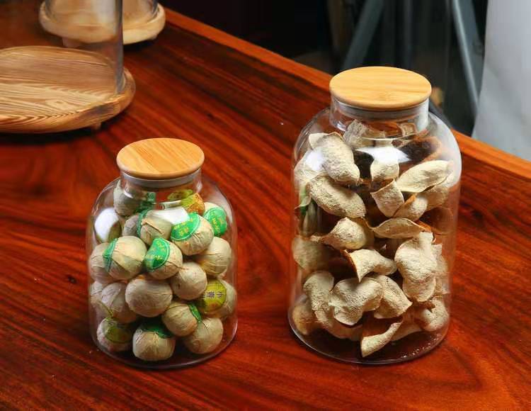 Extra-Large High Capacity 1.8L 3.2L Food Storage Canisters Airtight Transparent Glass Jar For Snacks Grains Tea Pantry Container