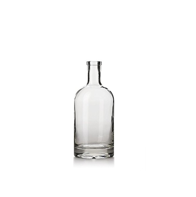 Extra white flint 200 500 700 750ml clear glass liquor wine bottles empty Vodka Sprits glass bottle screw bottle cap