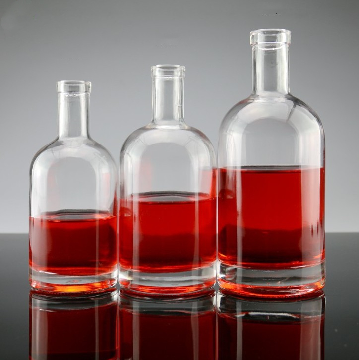 Extra white flint 375ml 500ml 750ml Empty Liquor Glass Bottles Vodka Sprits glass bottle