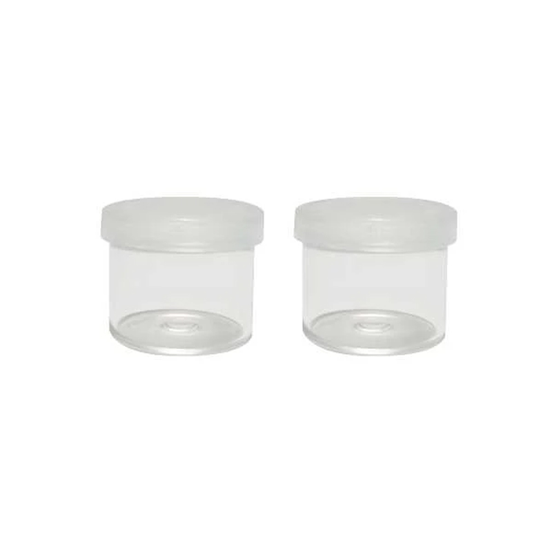 Extracts Oil 6ml Glass No Neck Jar Concentrate Container Silicone Lid