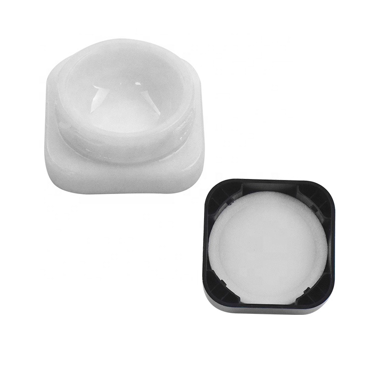 Eye Cream Glass Childproof Jar Black Cosmetic Child Resistant Glass Jar Container 5ml 9ml