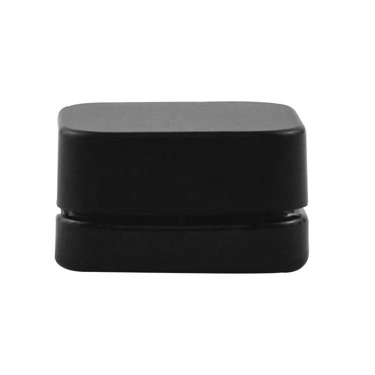 Eye Cream Glass Childproof Jar Black Cosmetic Child Resistant Glass Jar Container 5ml 9ml