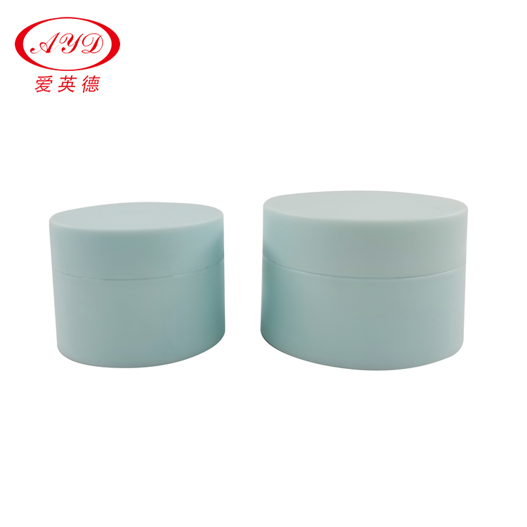 Eye Cream Pot Matte Cosmetic Plastic Pink PP Containers Jars With Plastic Screw Cap