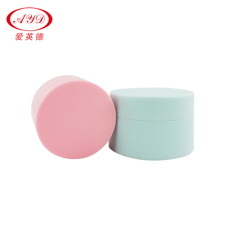 Eye Cream Pot Matte Cosmetic Plastic Pink PP Containers Jars With Plastic Screw Cap
