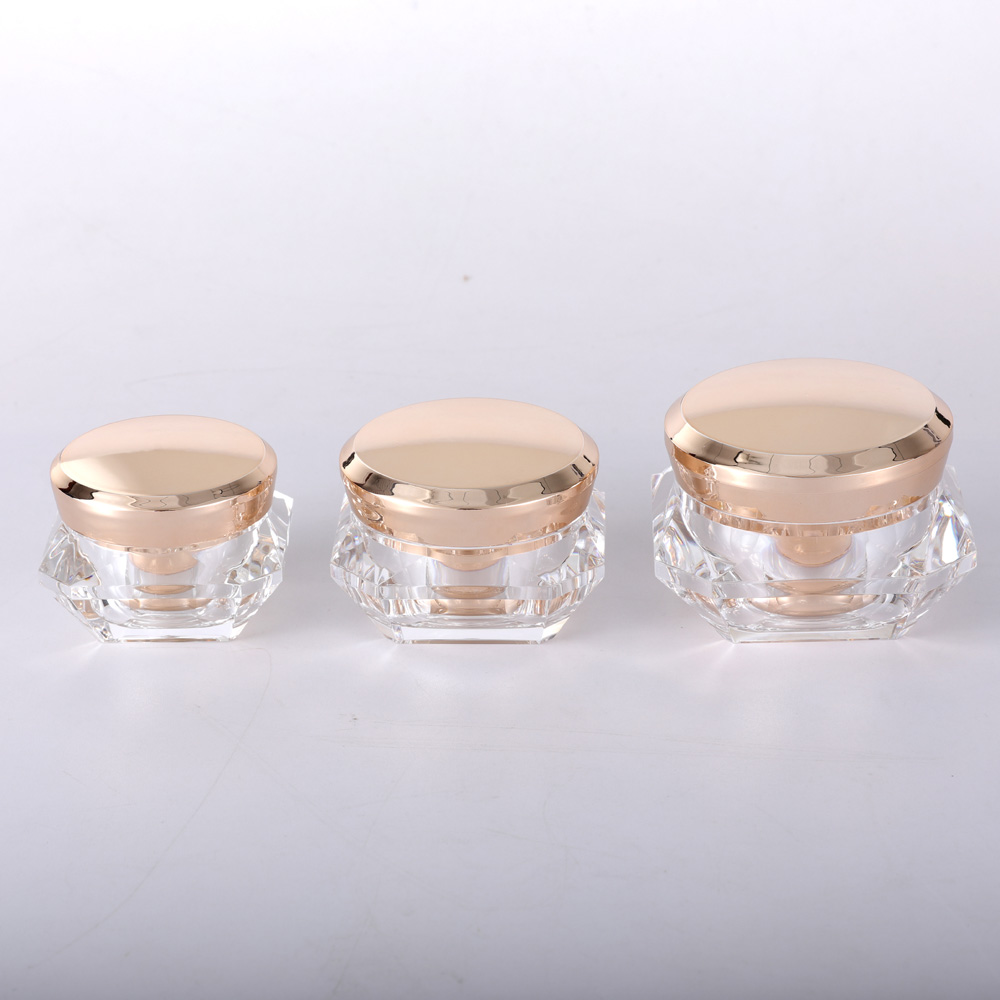Eye cream plastic container luxury acrylic jars for cosmetics