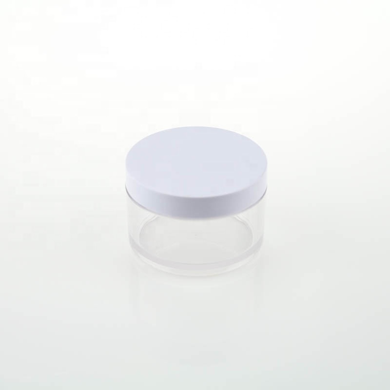 Eye shadow Container plastic powder jar  round shape Cosmetic Jar 50g petg jar
