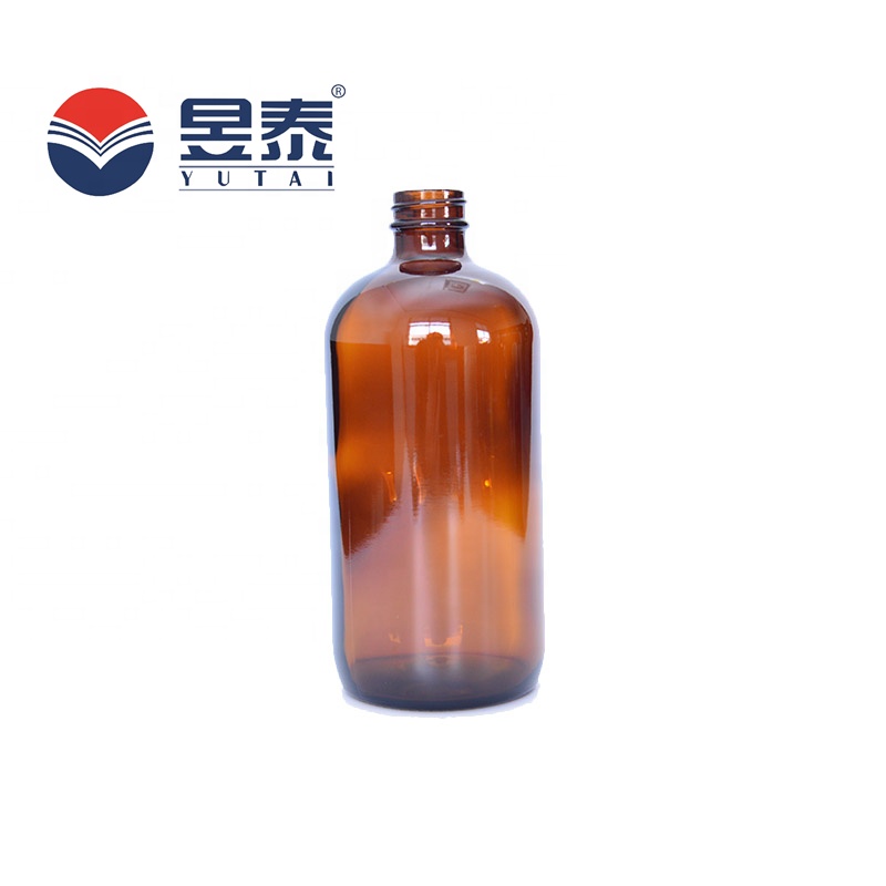 FREE SAMPLE 120ML 4OZ BOSTON AMBER SYRUP GLASS BOTTLE