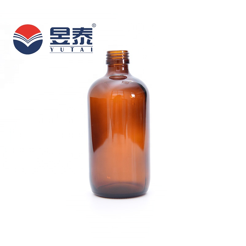FREE SAMPLE 120ML 4OZ BOSTON AMBER SYRUP GLASS BOTTLE