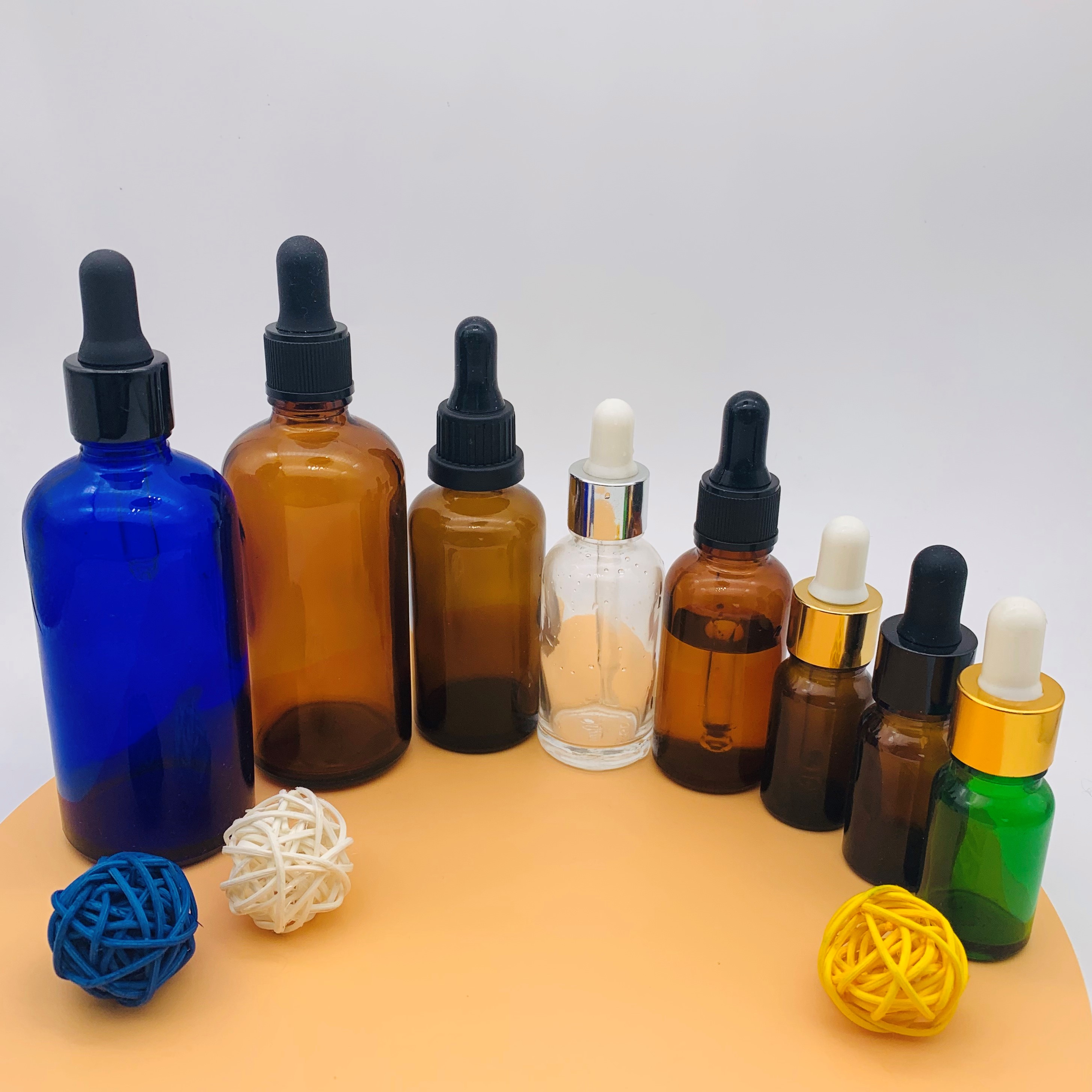 FREE SAMPLE 30ml 100 ml Brown Oil Glass Dropper Bottle E-Liquid Glass Dropper Bottle