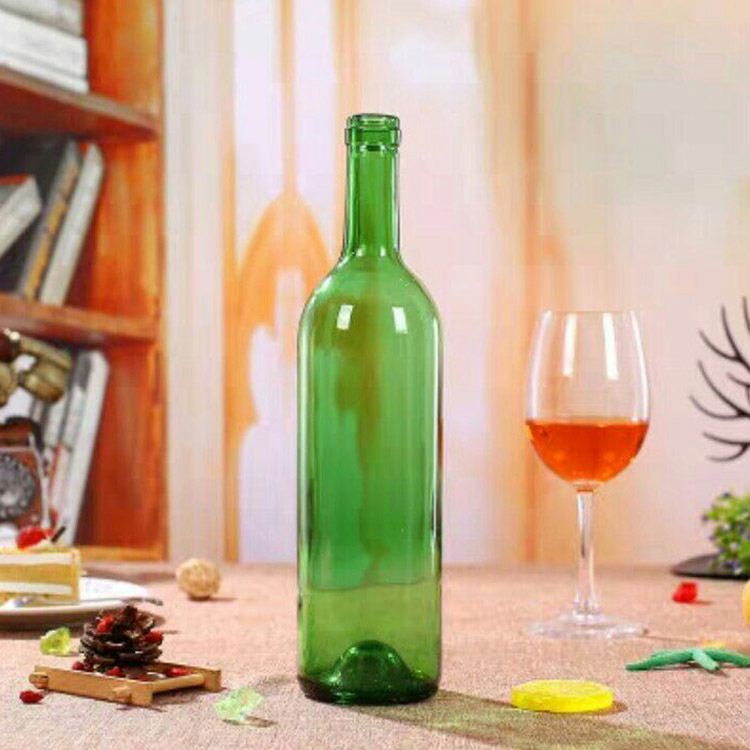 FURUN Factory Produced Smooth 750Ml Glass Burgundy Wine Bottle