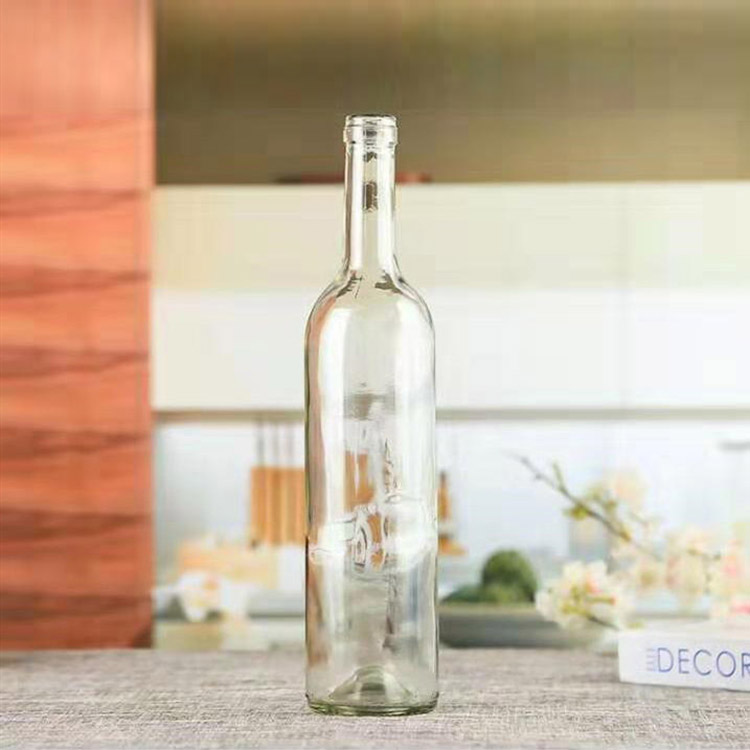 FURUN Factory Produced Smooth 750Ml Glass Burgundy Wine Bottle