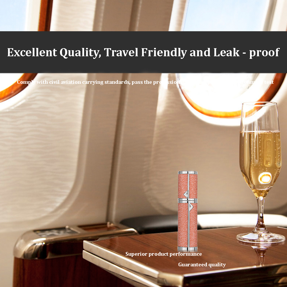 Fabric Style Atomizer Bottle Custom Luxury Mini Pocket Size Refillable Twist Perfume Round Atomizer Travel Spray Bottle