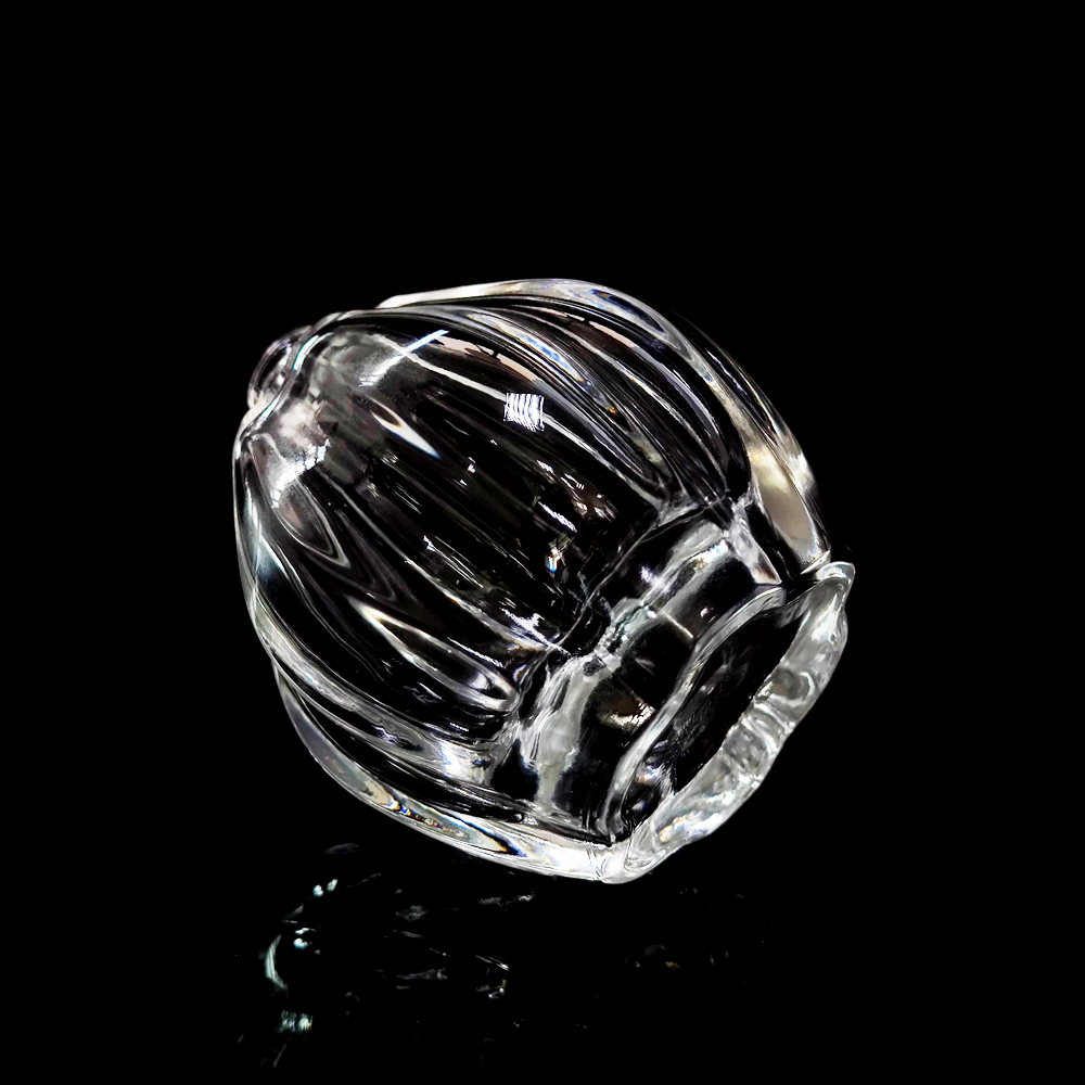 Fabulous Clear Glass Round Shaped Perfume Bottle Factory Customized Small Volume in 100ml
