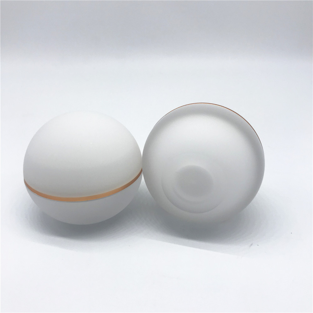 Face Body Cream Plastic Luxury Acrylic Jar Frosted Matte White 1oz