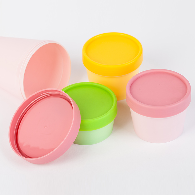 Face Cream Container Jar Straight-shaped Plastic Bottle Cosmetic Facial Skin Care 50g