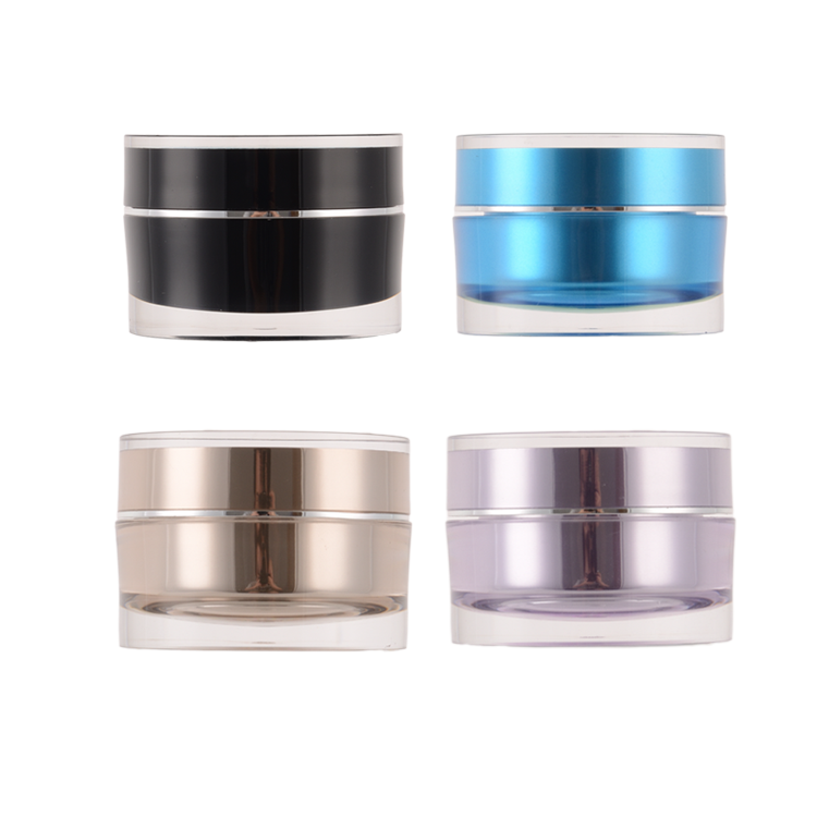 Face Cream Jar Acrylic Cosmetic Jar 15g 30g 50g Plastic Acrylic Jar
