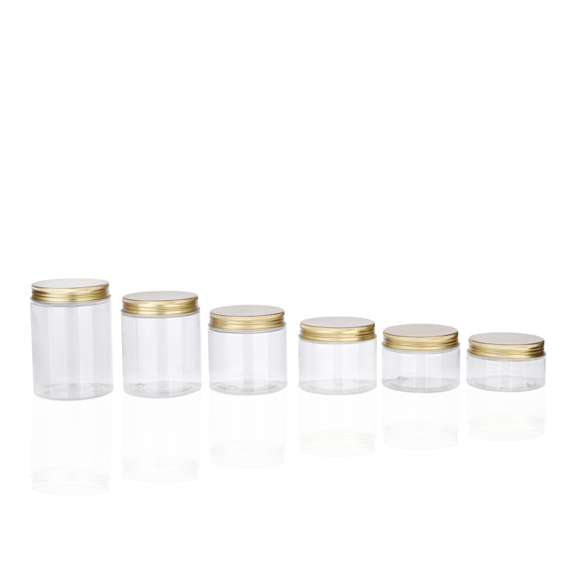 Face cream Transparent Contains 150g 250 g 200g Plastic pet jar Food