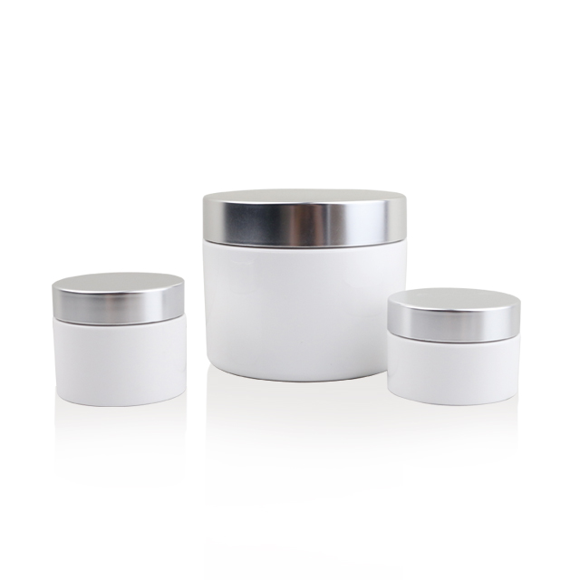 Face cream bottle round PETG plastic container 100g