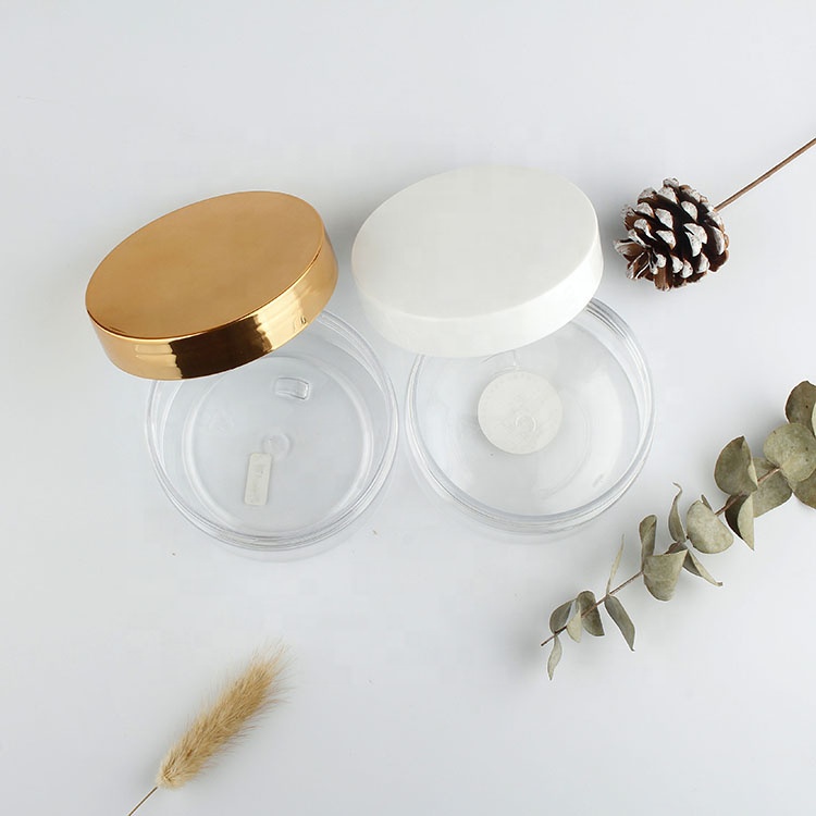 Face skin cream beauty container plastic PET bottle cosmetic jar