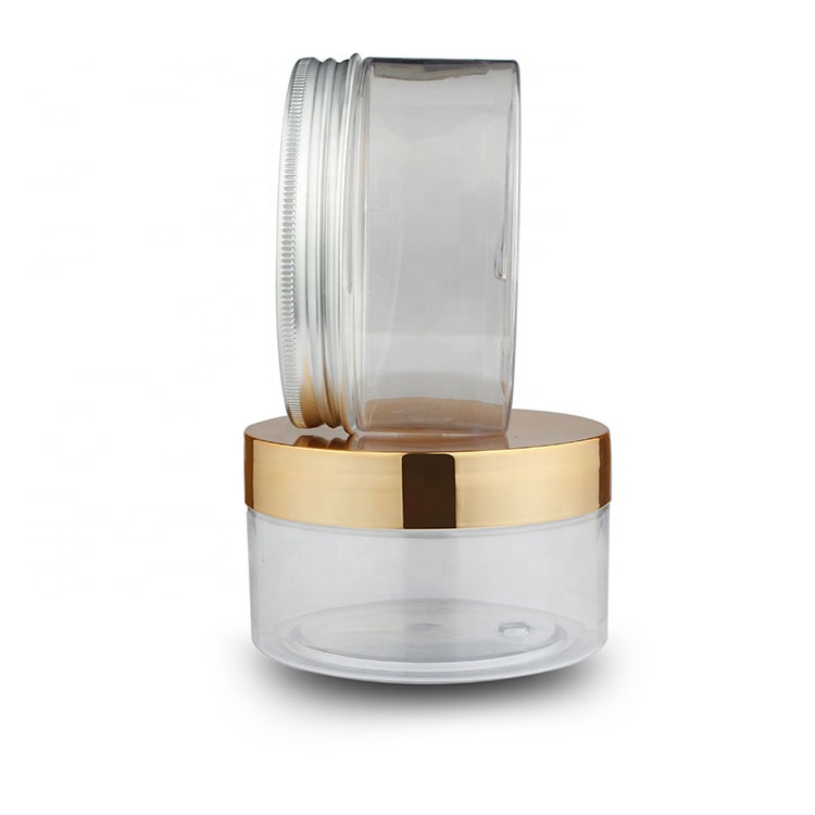 Face skin cream beauty container plastic PET bottle cosmetic jar