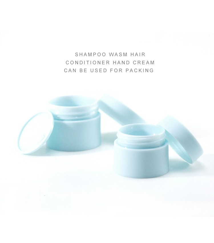 Facial Cream Containers Think Wall Plastic Lip Scrub Jar 5ml 15ml 20ml 30ml 50ml PS Jar Pink Cosmetic Jar