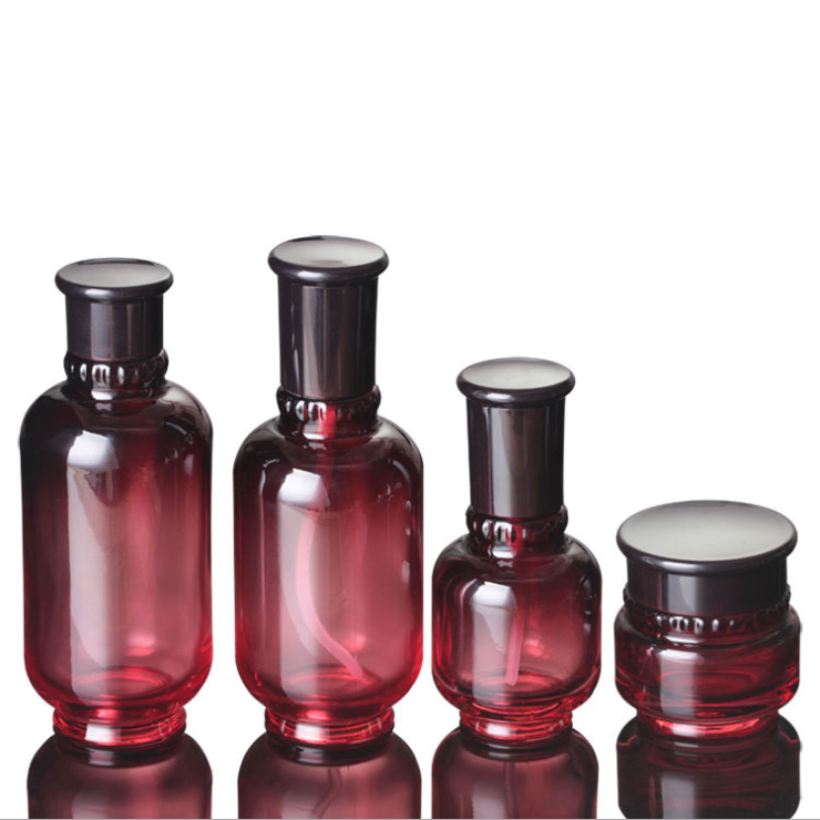 Facial Skin Essence Glass Bottle Package