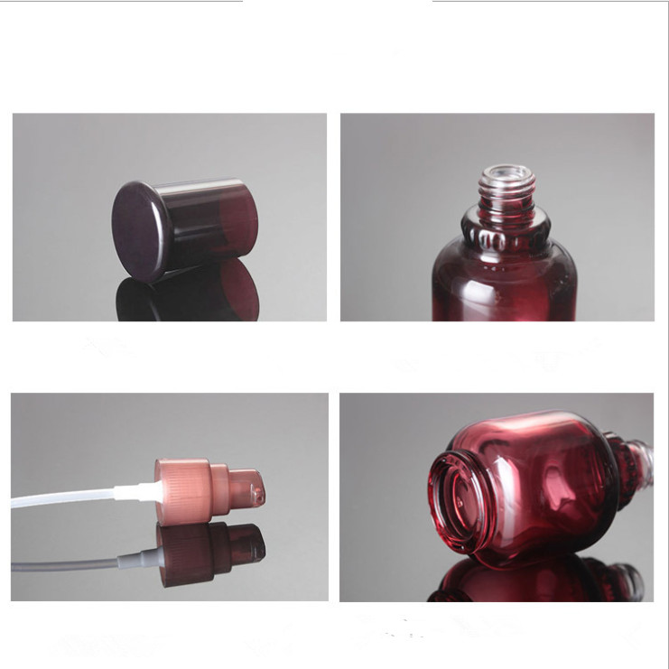 Facial Skin Essence Glass Bottle Package
