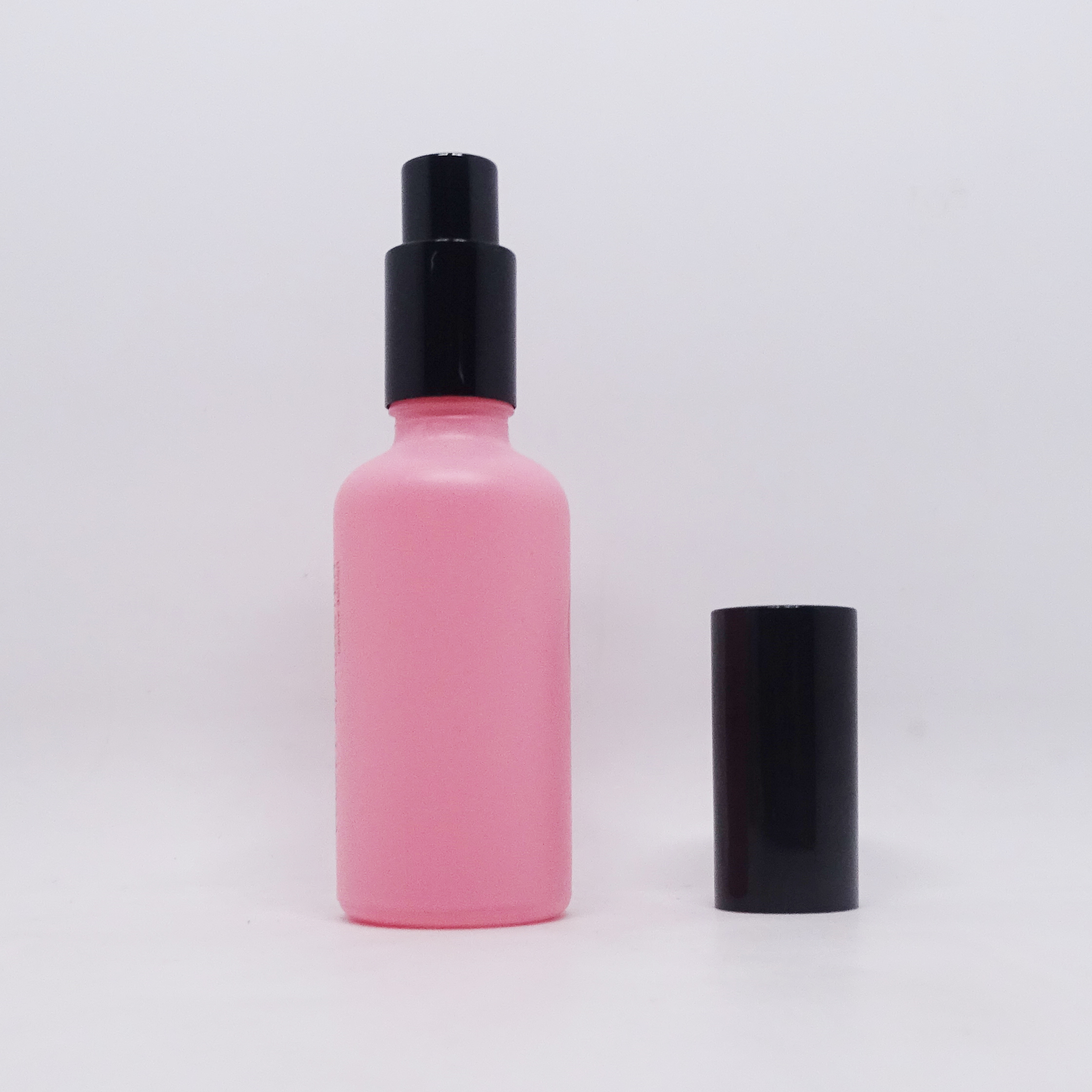 Facial serum packaging 30ml glass dropper bottle pink for essential oil