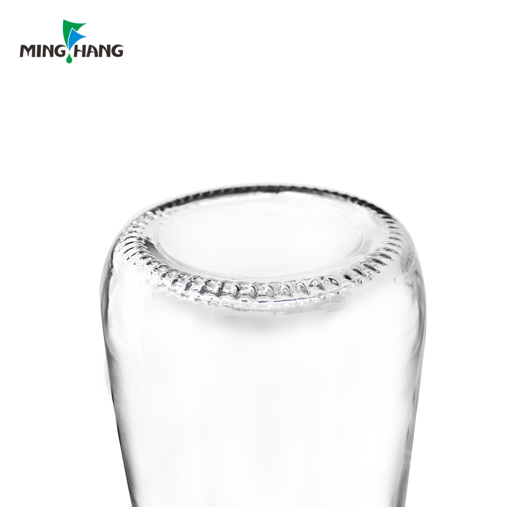 Factory 1 Litre Empty Clear Glass Beverage Bottle Beer Bottles With Swing Top Cap