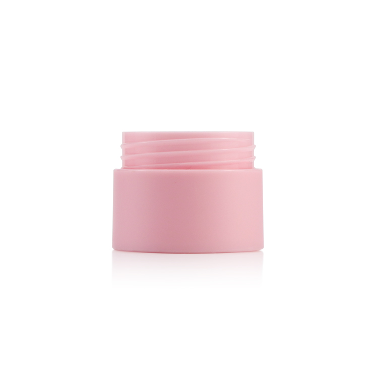 Factory 15 gram 30 ml empty single wall black and gold jars plastic skin care cream packaging small container cosmetic