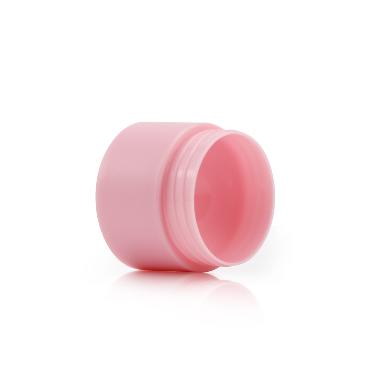 Factory 15 gram 30 ml empty single wall black and gold jars plastic skin care cream packaging small container cosmetic