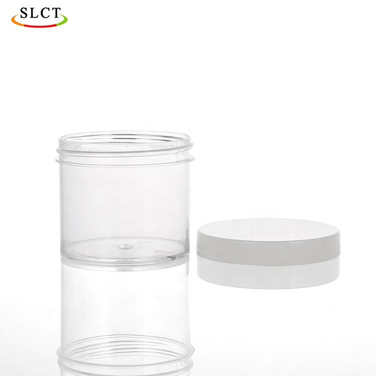 Factory 150ml 5oz White Lid Plastic Jar for Slime Container