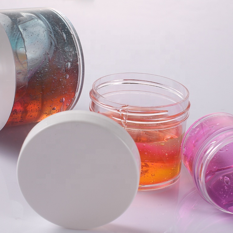 Factory 150ml 5oz White Lid Plastic Jar for Slime Container