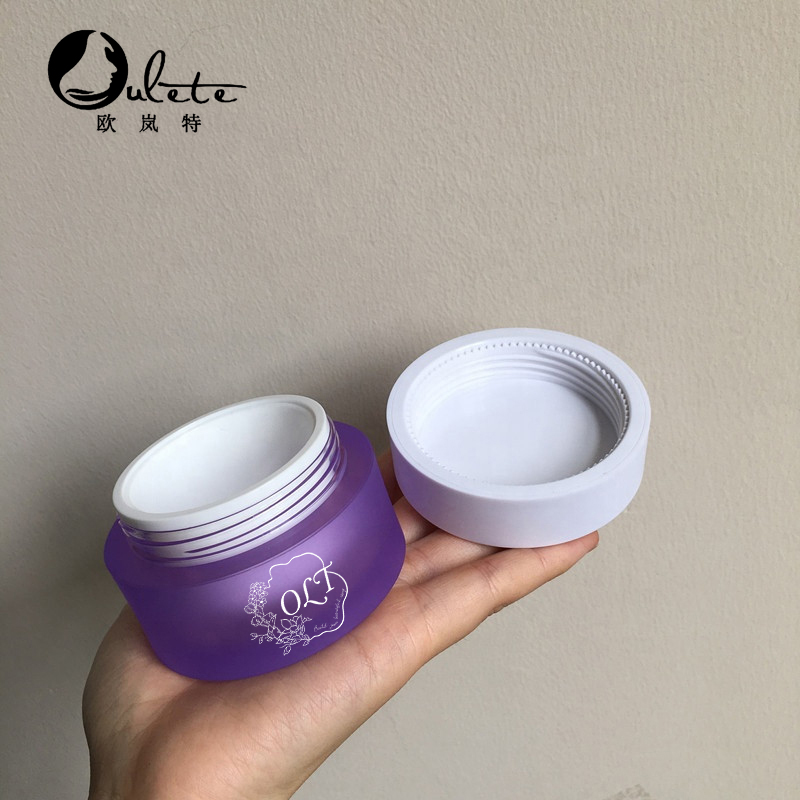 Factory 30ml cosmetic double wall empty face cream jars 50ml acrylic jar