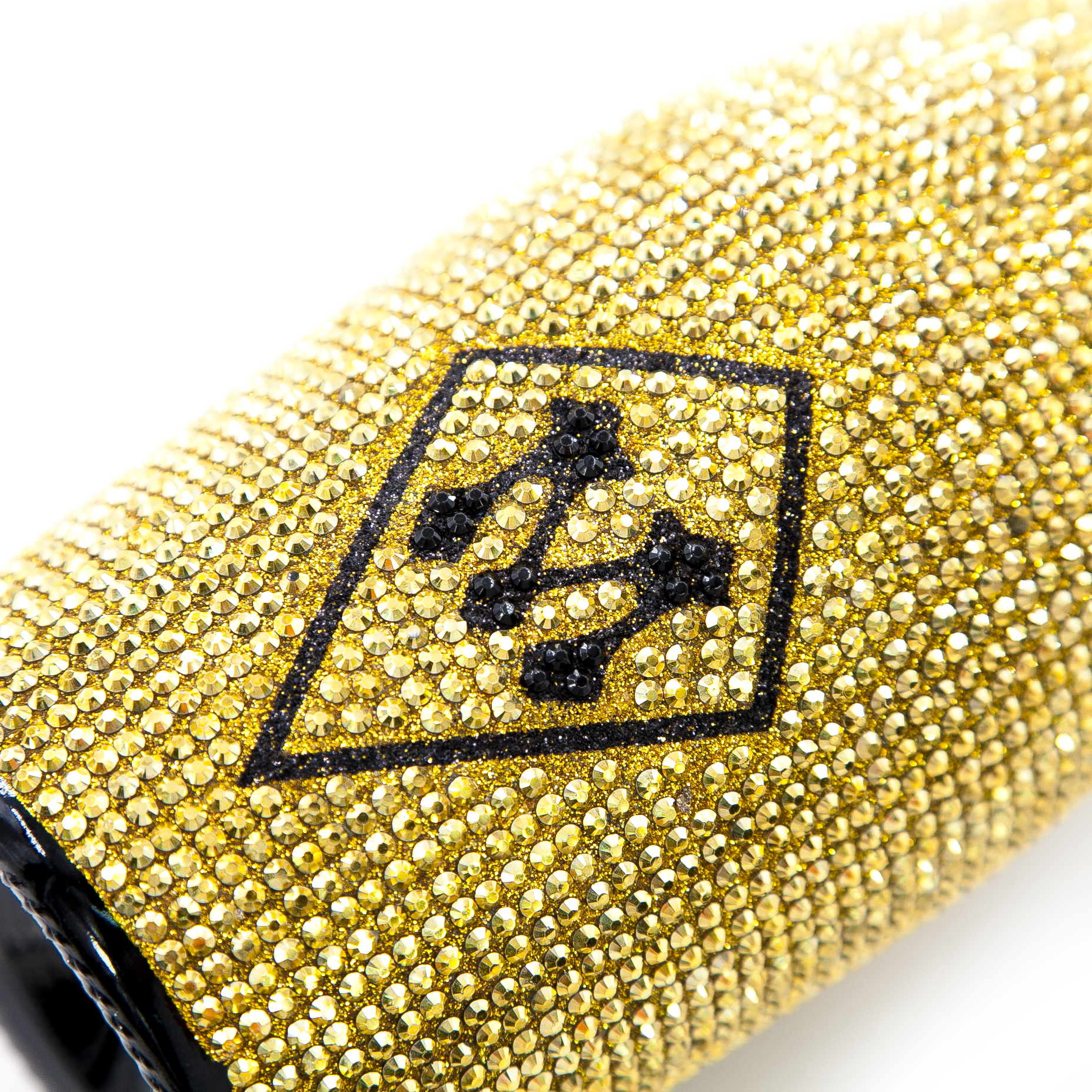 Factory Custom 750ml Glass Luxury Champagne Bottle With Bling Rhinestones Wine Bottles