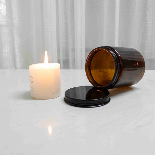 Factory Custom Glass Empty Unique Luxury Home Decor Candle Jars containers Candle Jars