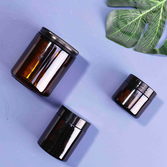 Factory Custom Glass Empty Unique Luxury Home Decor Candle Jars containers Candle Jars