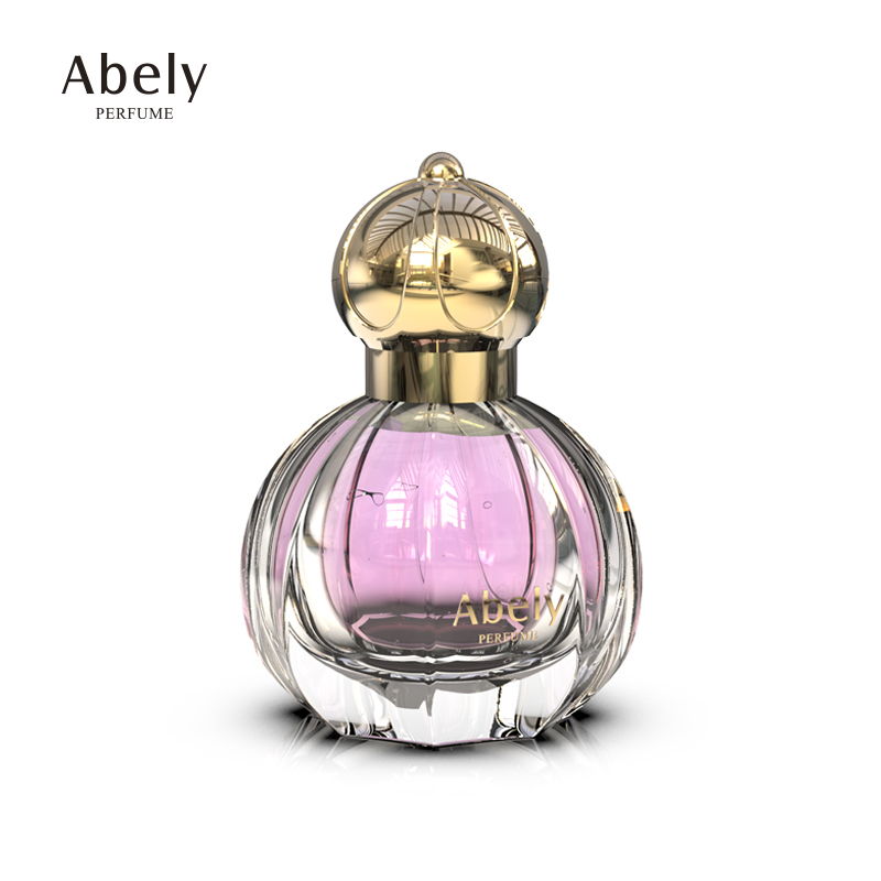 Factory Custom Luxury Purfume Bottle Empty 50ML Round Color Perfume Bottle Glass Parfum Bottle Bulk Sale