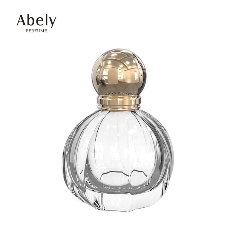 Factory Custom Luxury Purfume Bottle Empty 50ML Round Color Perfume Bottle Glass Parfum Bottle Bulk Sale