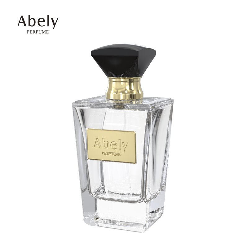 Factory Custom Perfume Bottles Empty Fancy Square Spray Glass Perfume Bottle Purfume Manufacturers