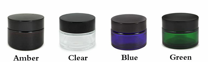 Factory Custom Round Glass Jar 1oz 2oz 4oz 8oz Glass Cosmetic Jar Cream Glass Jar with Lid