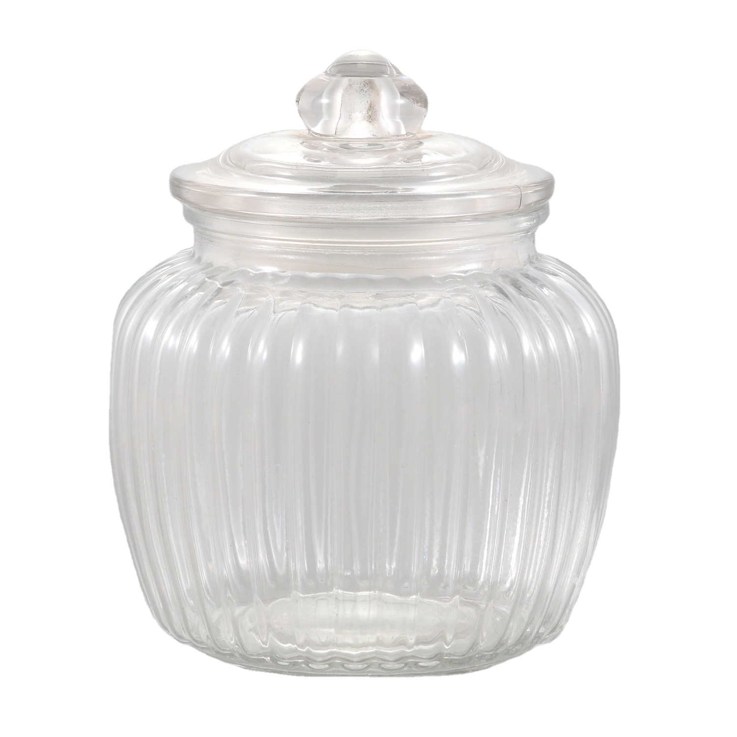Factory Customize Airtight Cap Food Storage Candy Cookie Canning Glass Jar