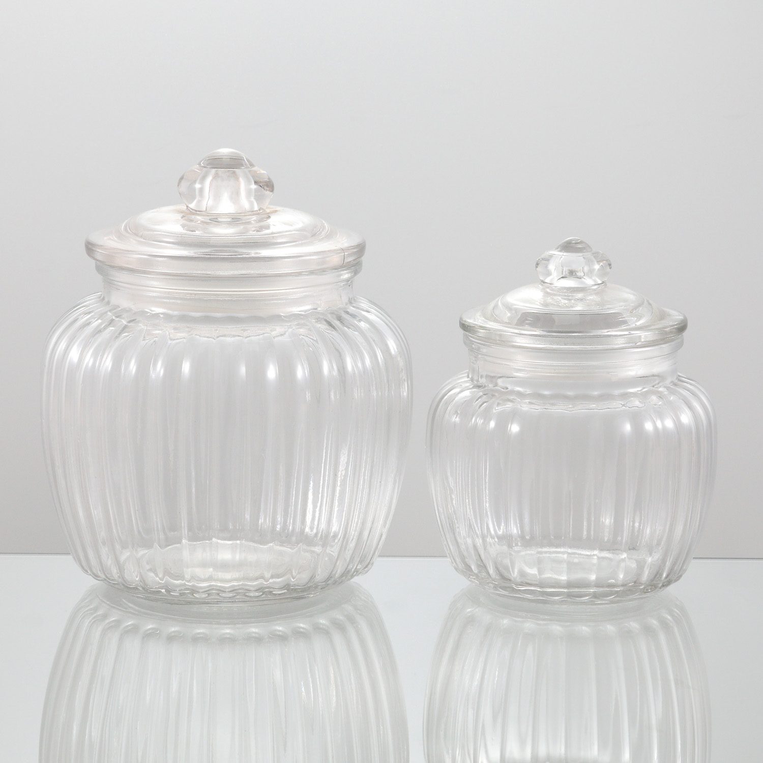 Factory Customize Airtight Cap Food Storage Candy Cookie Canning Glass Jar