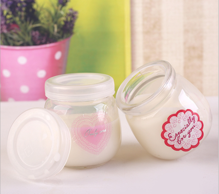 Factory Customize Cheap Bulk Sale Yogurt Pudding Glass Jars Suppliers