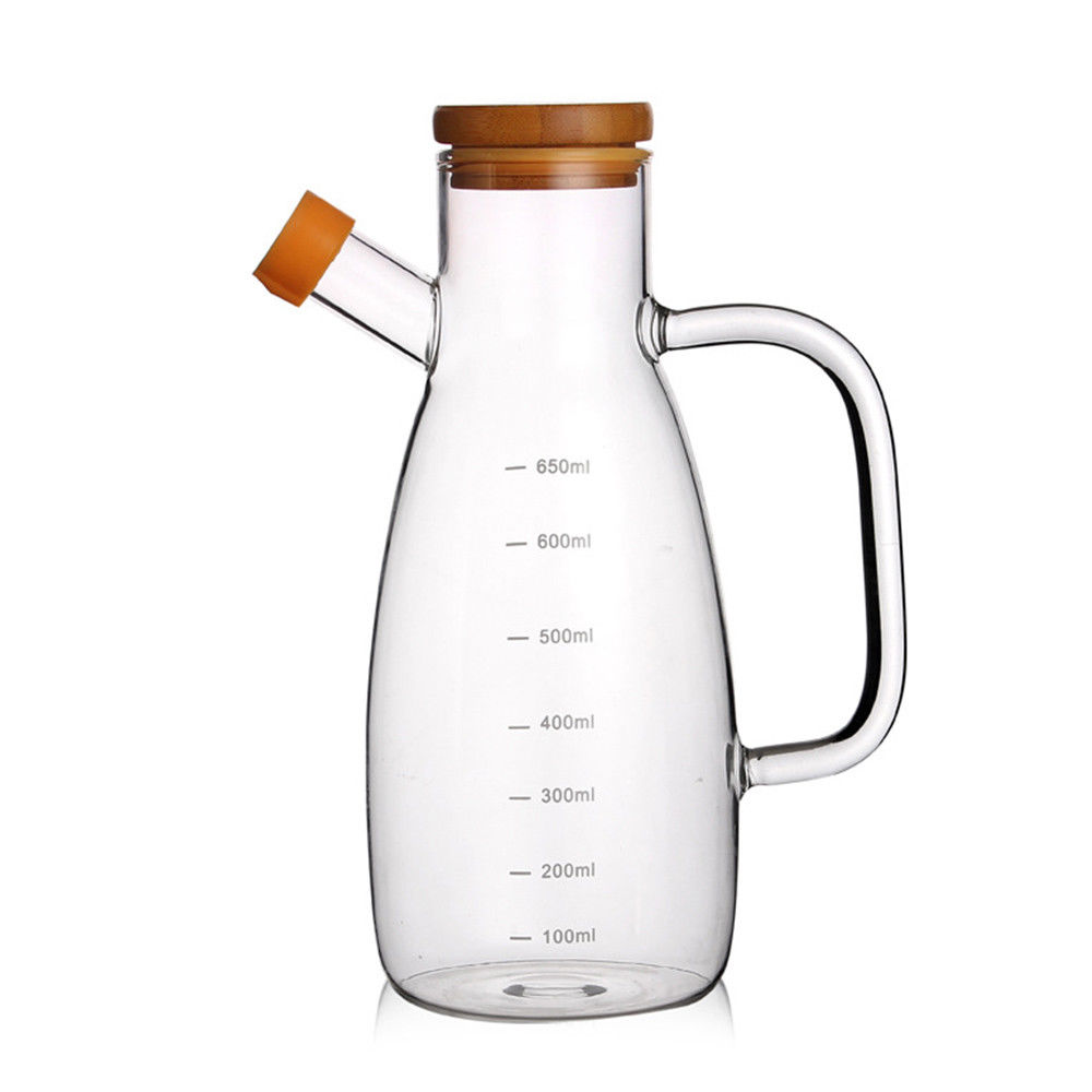 Factory Customize High Quality EU Food Grade 650ml Kitchen Oil Bottle Glass