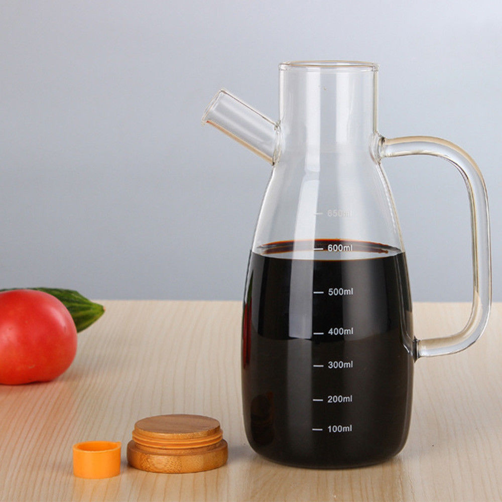 Factory Customize High Quality EU Food Grade 650ml Kitchen Oil Bottle Glass