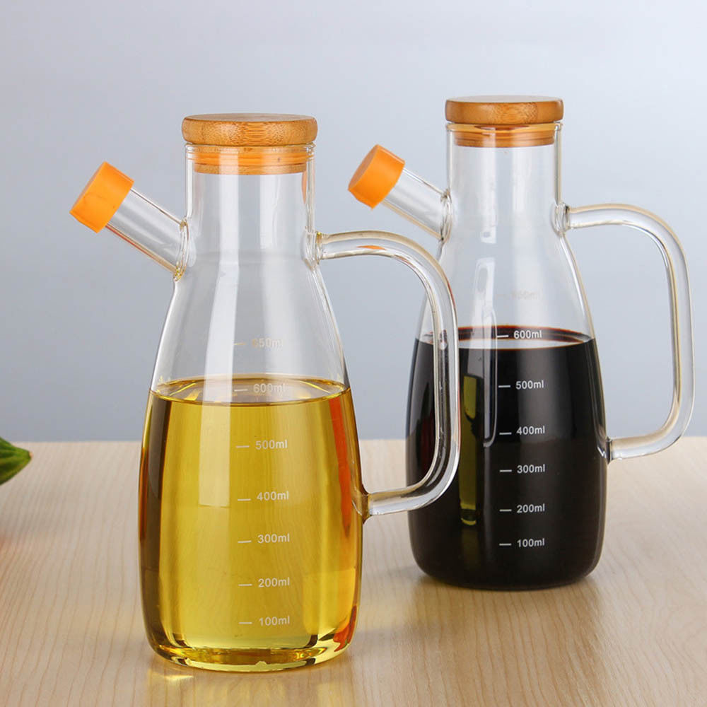 Factory Customize High Quality EU Food Grade 650ml Kitchen Oil Bottle Glass