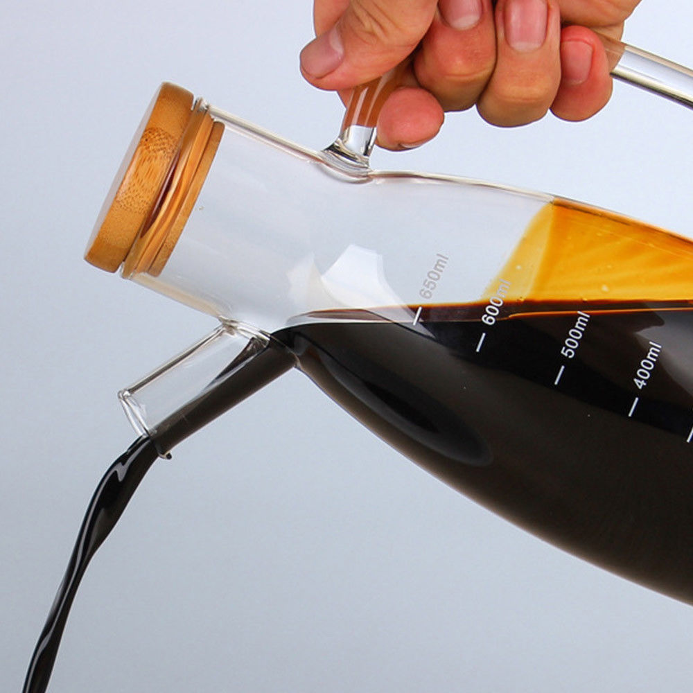 Factory Customize High Quality EU Food Grade 650ml Kitchen Oil Bottle Glass