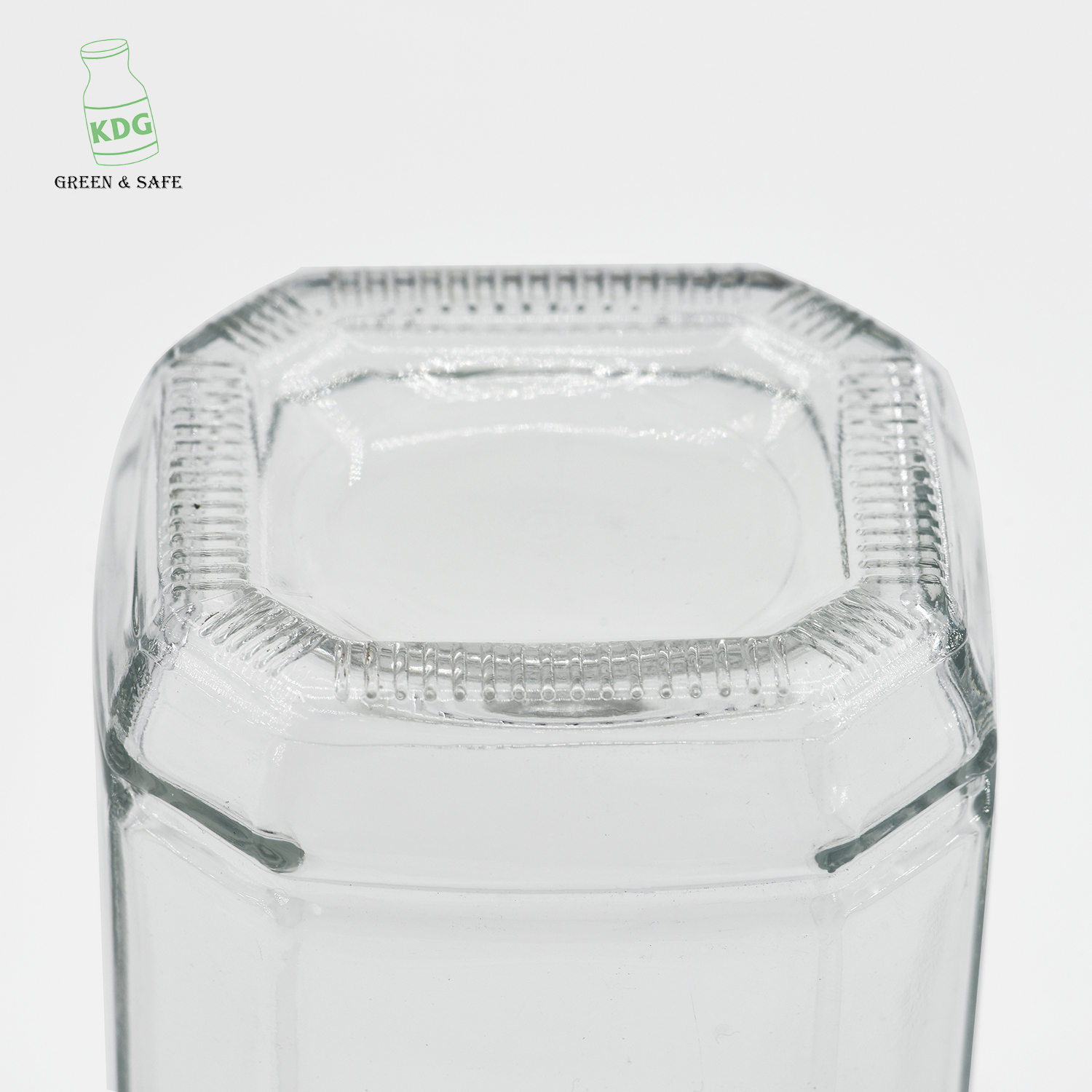 Factory Customize Lead Free High Quality Clear Empty Honey Jar Glass