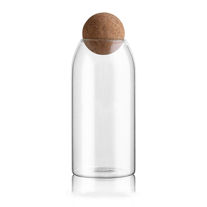 Factory Customized 500ml 800ml 1200ml food storage container, transparent storage bottle